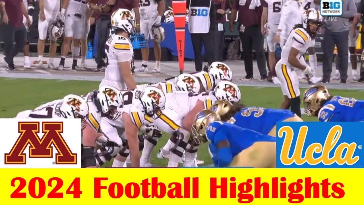 Minnesota vs UCLA Football Game Highlights 10 12 2024