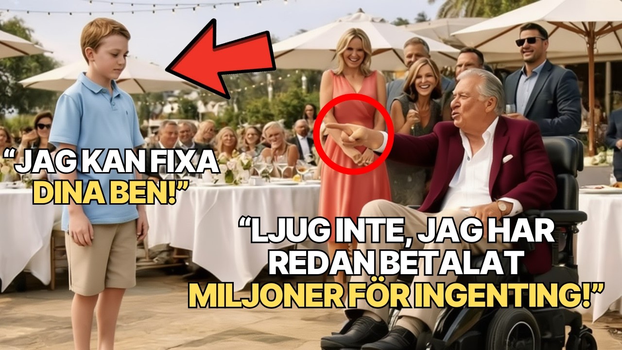 ”Bota mig för en miljon dollar,” skrattade miljonären – pojken gjorde det på sekunder!