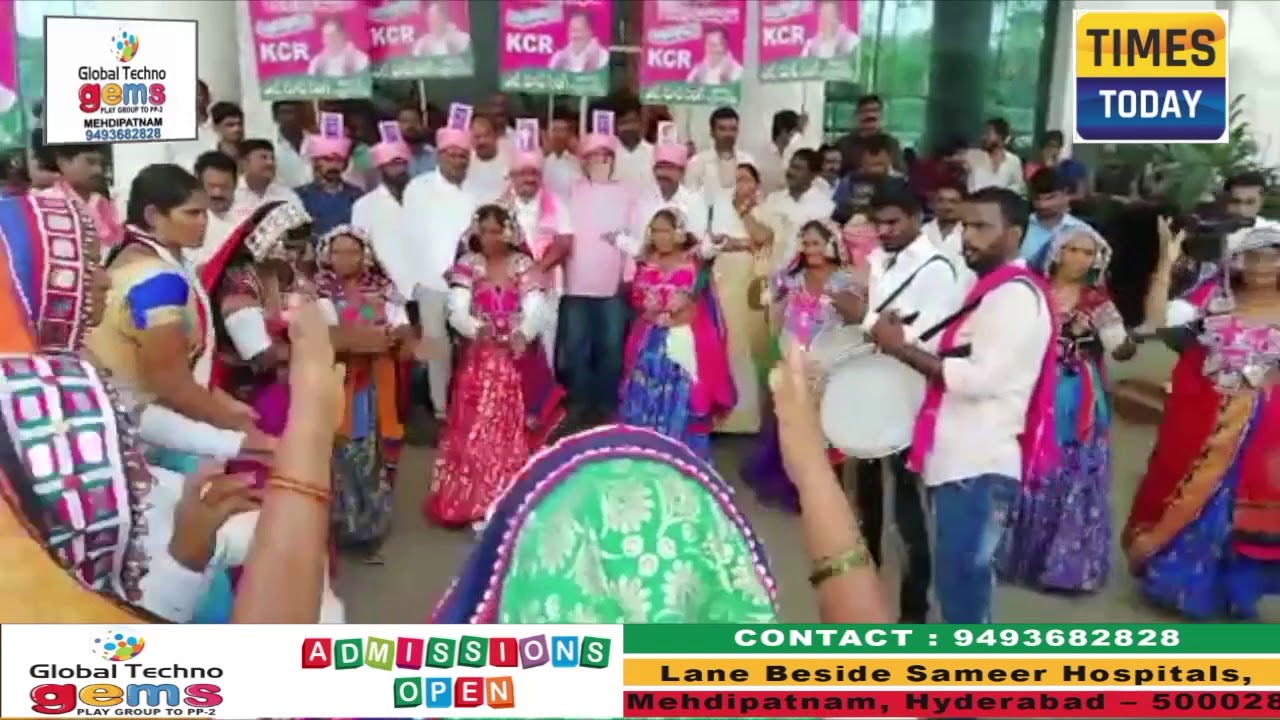 TRs Supporters Celebrates Victory At T Bhavan.