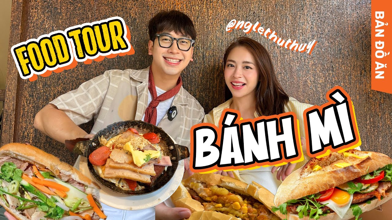 24H ĂN TOÀN BÁNH MÌ // Bánh mì nem khoai, bánh mì chả nóng, bánh mì chảo, bánh mì thịt xiên