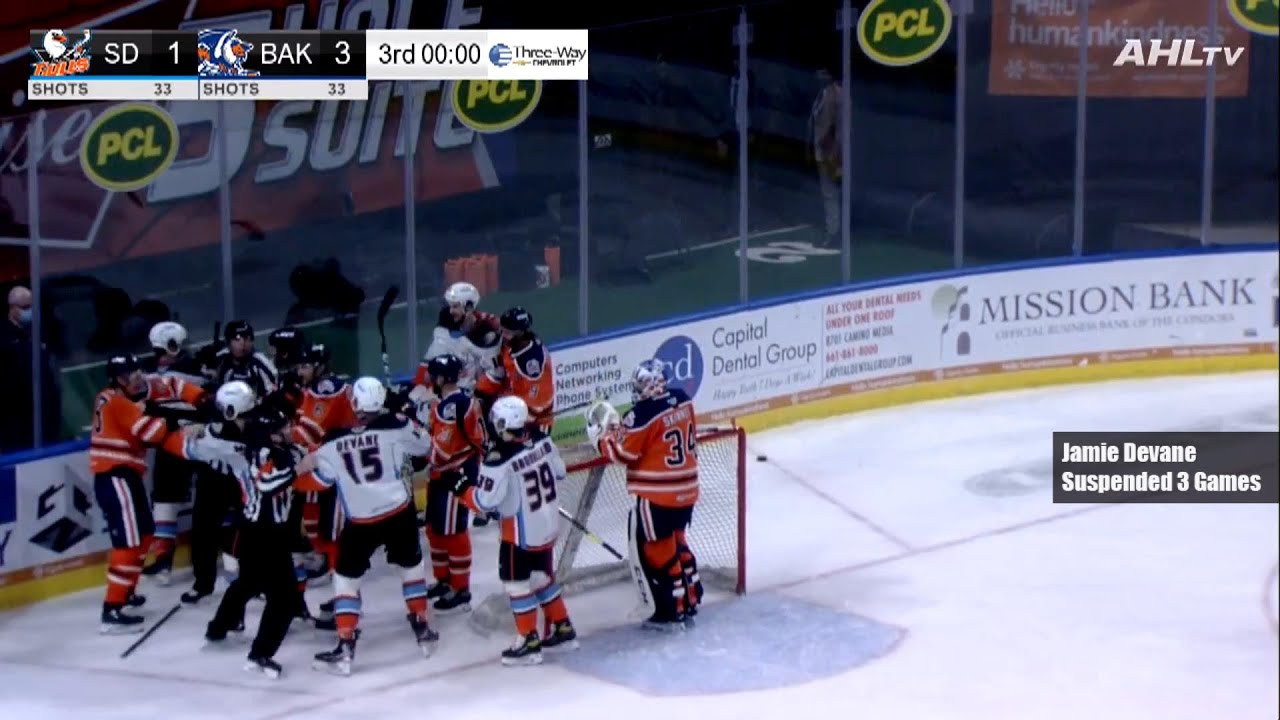 AHL Suspensions 2021