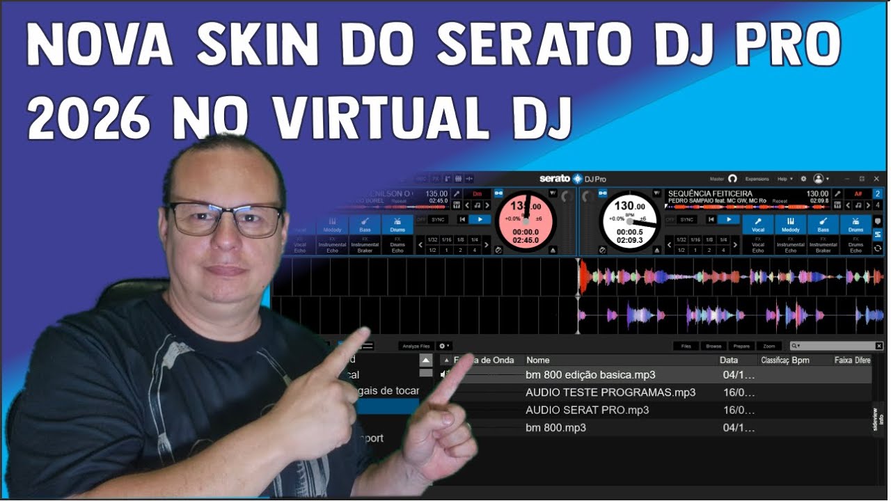 NOVA SKIN DO SERATO DJ PRO  2026 NO VIRTUAL DJ