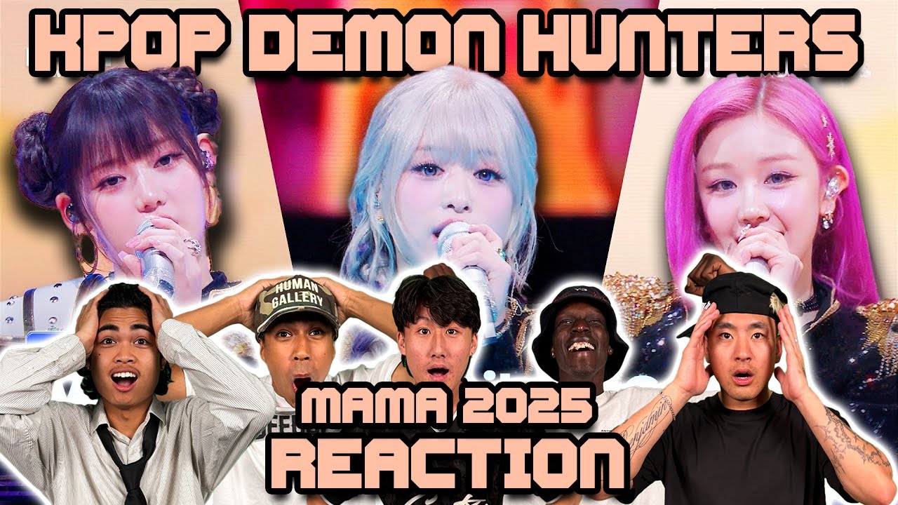 OUR FIRST TIME WATCHING 2025 KPOP DEMON HUNTERS MAMA LIVE!