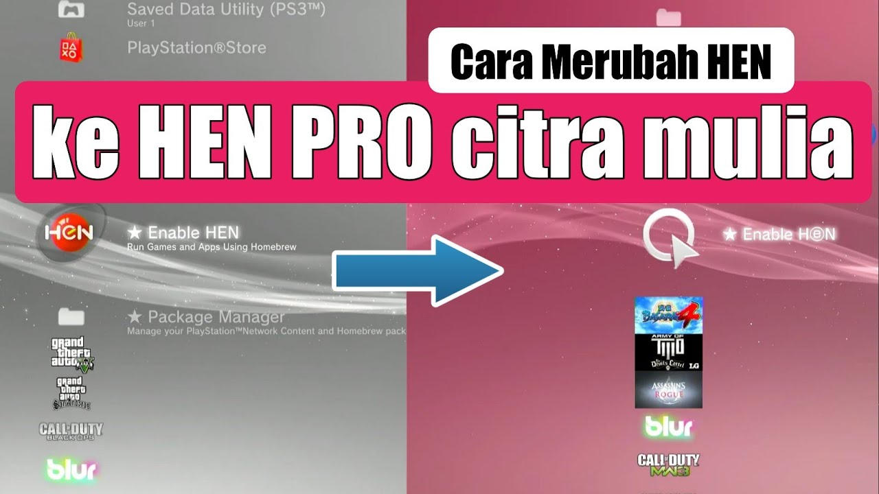 Cara Update ke Hen PRO citra mulia