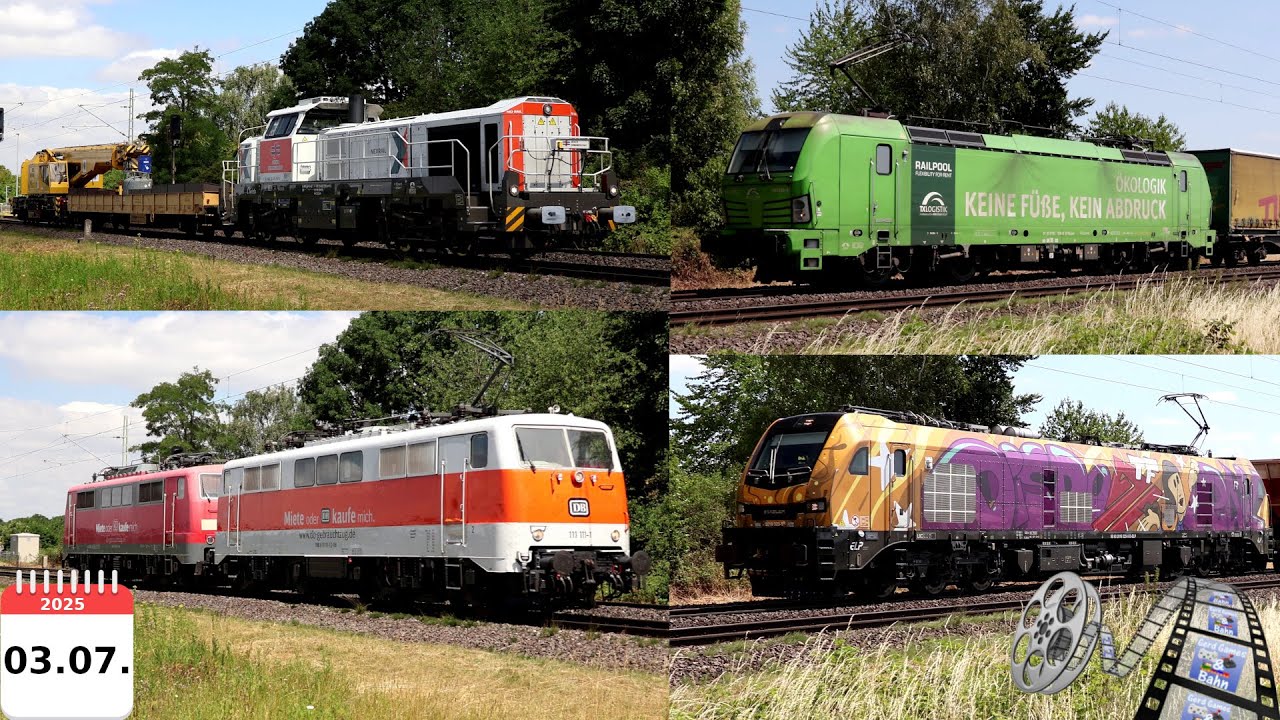 Trainspotting #883 - 4k60 - 03.07.2025 Bornheim Sechtem alle Zugsichtungen