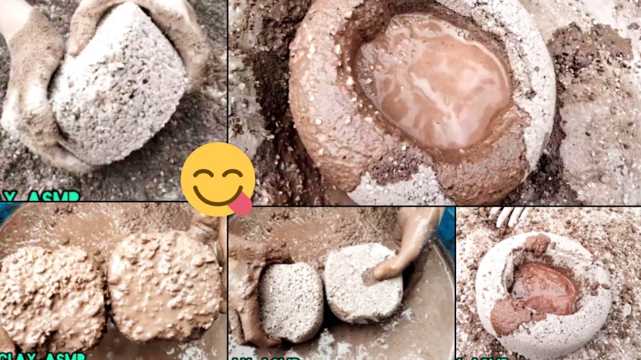 2in1 compilation of milky white 🤍 concrete Dry floor crumble Water 💦 crumble 🎉 satisfying 😍