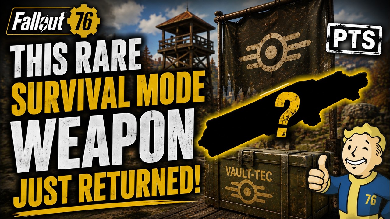 🔥 This RARE Survival Mode Weapon Just RETURNED! | Fallout 76 PTS