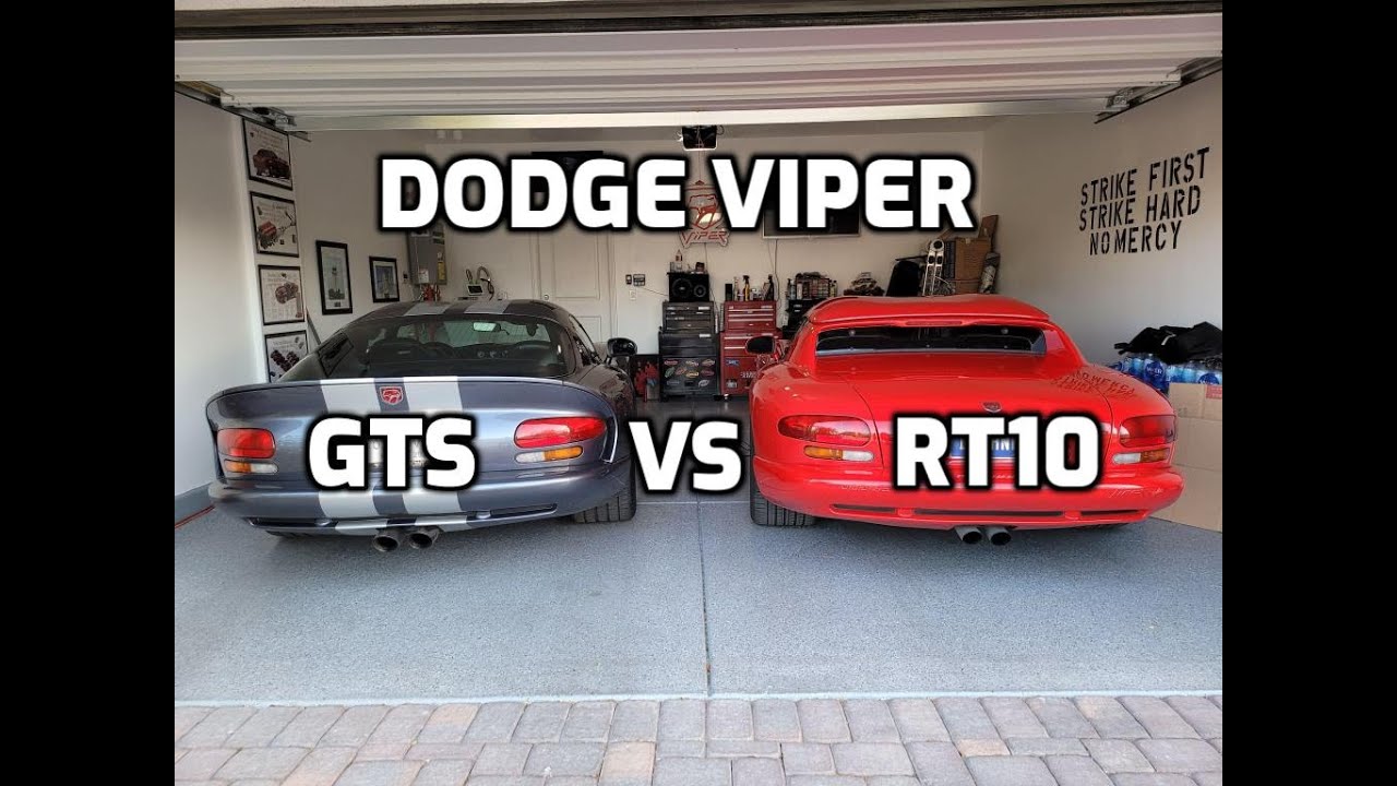 Dodge Viper GTS vs RT10 Comparison