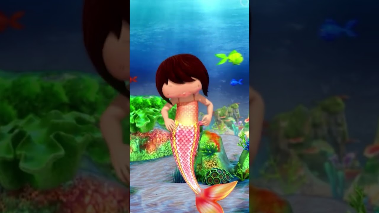 Everyone Can Be MERMAID 🧜&zwj;♀️🌟🏊&zwj;♀️ #littleangel #summer #shorts #LBB