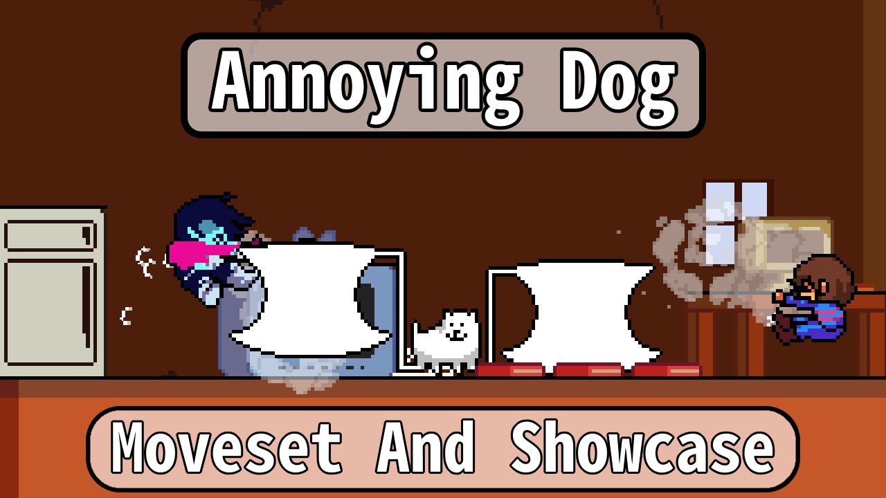 Rivals of Aether Workshop: Annoying Dog ( DELTARUNE / UNDERTALE ) Moveset and Showcase