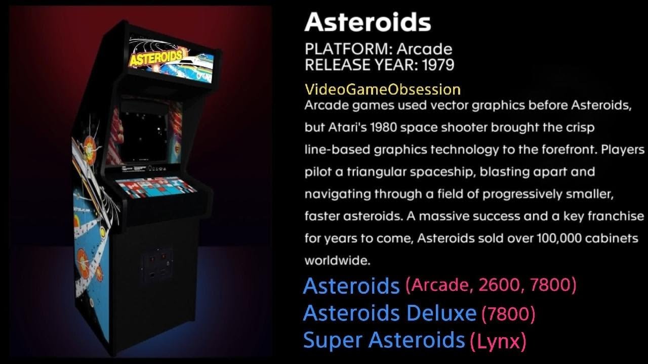 ASTEROIDS - All versions & Ports on Atari 50