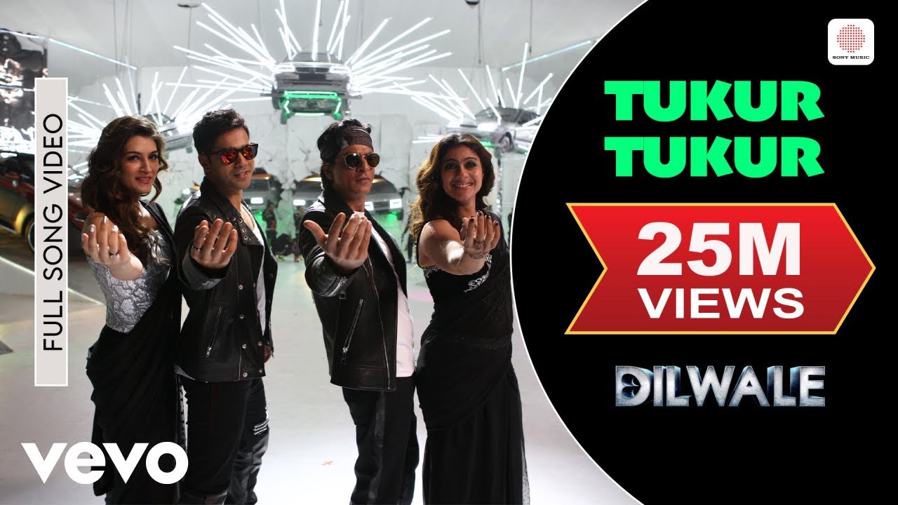 Tukur Tukur Best Video - Dilwale|Shah Rukh Khan|Kajol|Varun|Kriti|Arijit Singh|Pritam