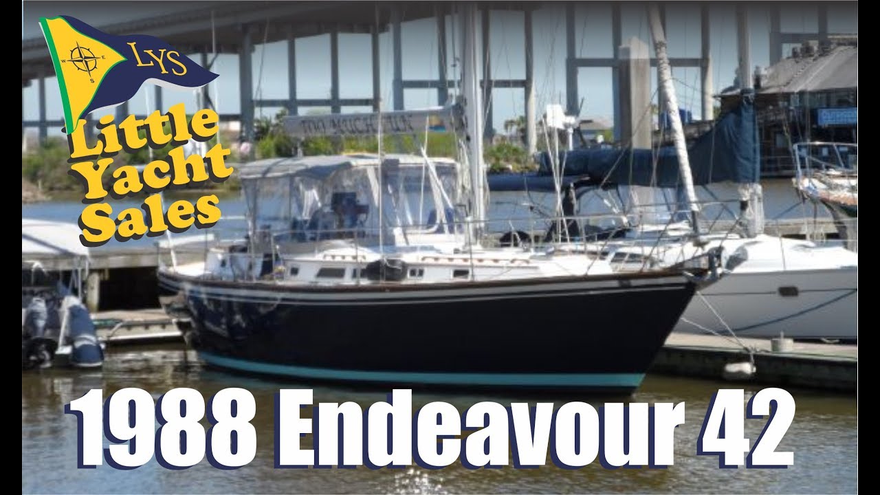 SOLD!!! 1988 Endeavour 42 Sailboat for sale at Little Yacht Sales, Kemah Texas