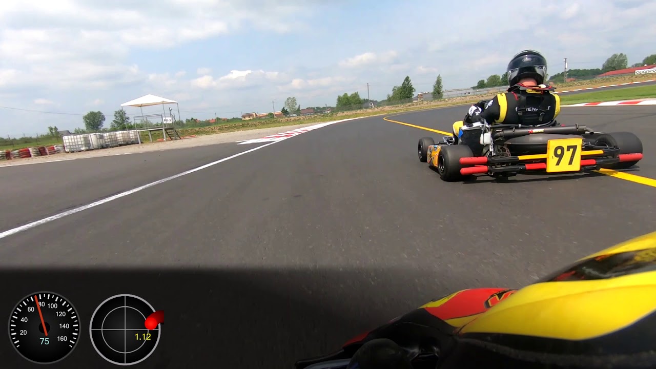 Trening gokartowy Tor Słomczyn onboard