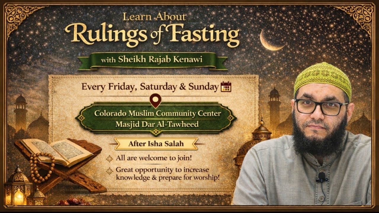 Rulings of Fasting Be Ready for Ramadan || Shaykh Rajab Kenawi