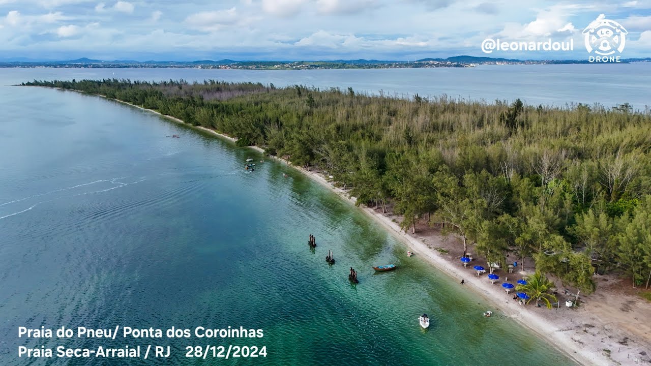Pontas dos Coroinhas - Praia do Pneu ( Praia Seca/ Arraial do Cabo) 12/2024 - Voo Dji Mini 4 pro 4k