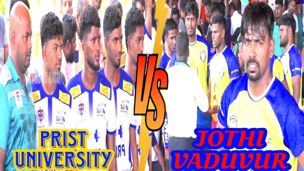 QUATER |PRIST UNIVERSITY vs JOTHI VADUVUR|KATTAKUDI-THIRUVARUR SOUTH INDIA KABADDI 2024