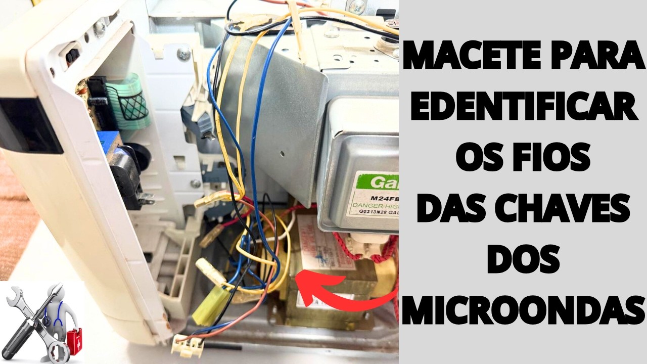Ligação dos fios das chaves do microondas | Siga essa dica para nunca errar e entender de vez