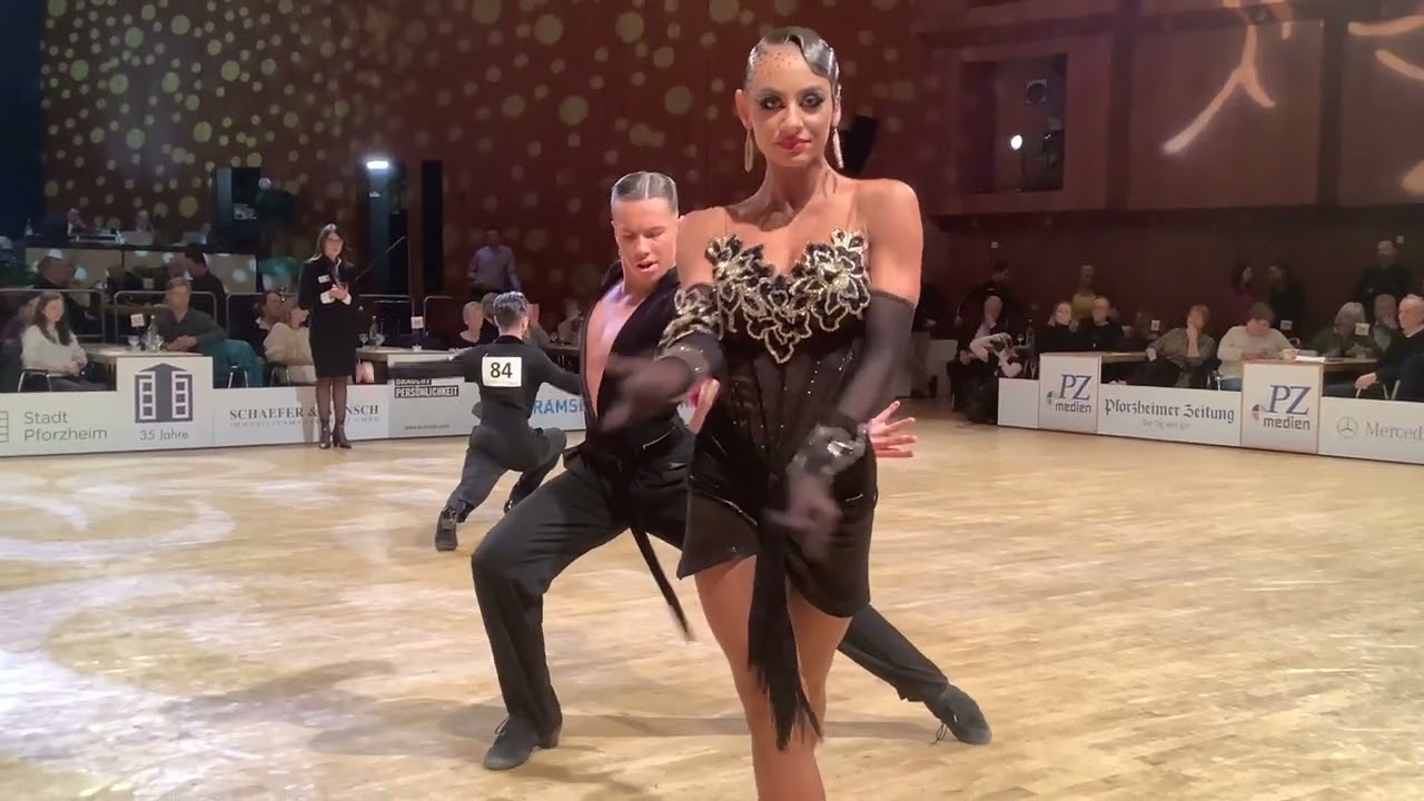 RUMBA 👍👏 YOUTH - Maximilian Bier & Eveline Ishchenko / GER - Red Young Cup 2024 Pforzheim -