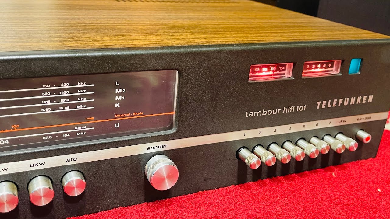 Ampli Đức Telefunken Tambour 101_Khắc tinh những cặp loa độ nhạy thấp_Đánh Loa Âu & Tannoy mềm nhũn!