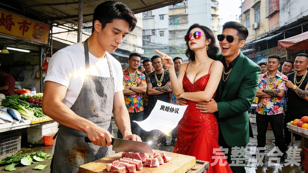 被妻子看不起的菜場屠夫竟是權勢滔天的北境之王！簽下離婚協議瞬間，美女總裁蜂擁而至，前妻後悔到崩潰！