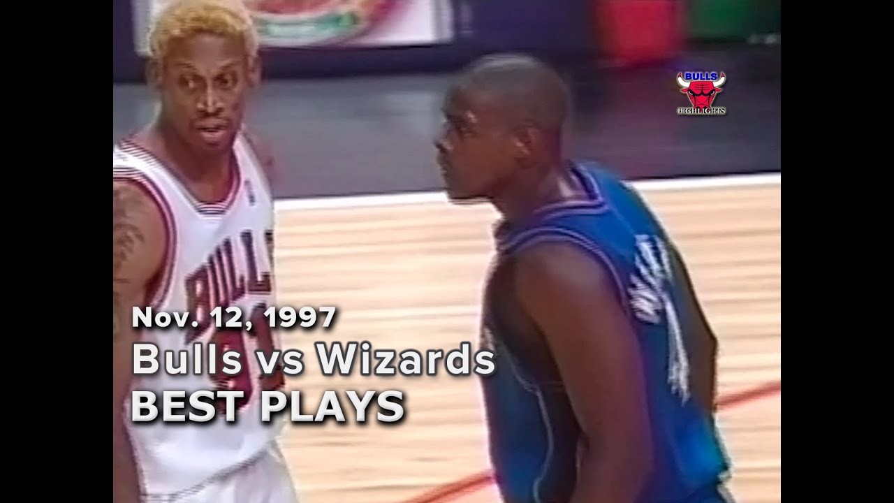 November 12, 1997 Bulls vs Wizards highlights