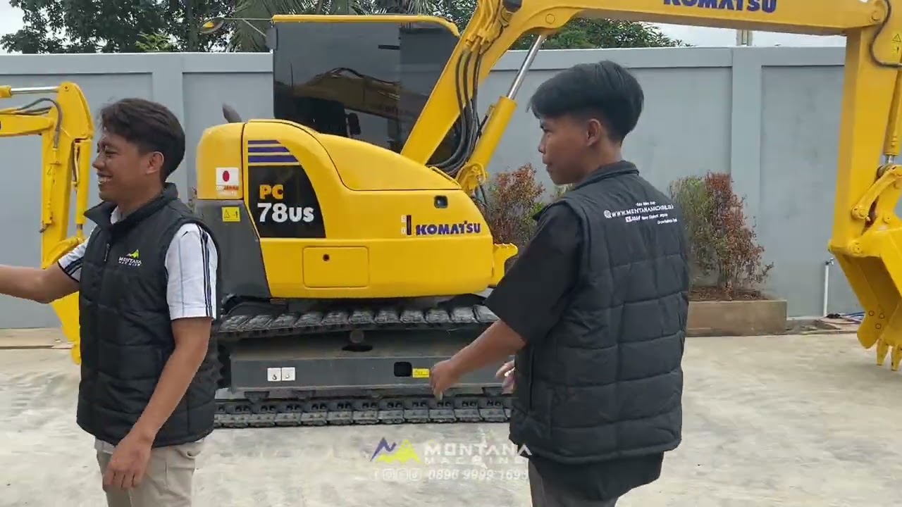 Review unit excavator kelas 8 ton BEST SELLER di Indonesia, Komatsu PC78US-8‼️