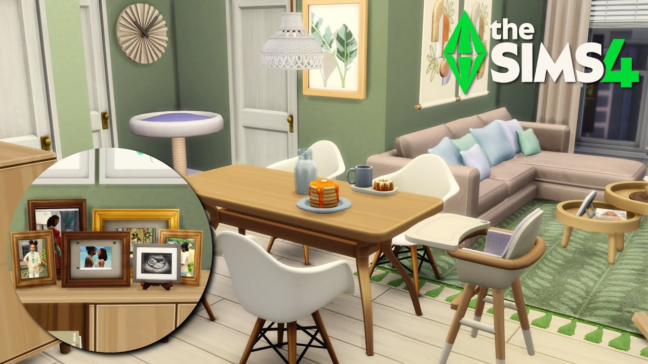 Expecing couple's first apartment | The Sims 4: Speed build