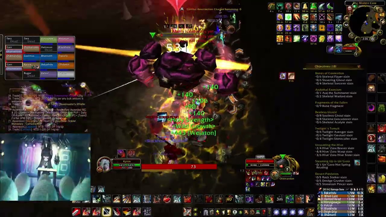 Ascension Molten Core: Ascended Garr (Kebab POV)