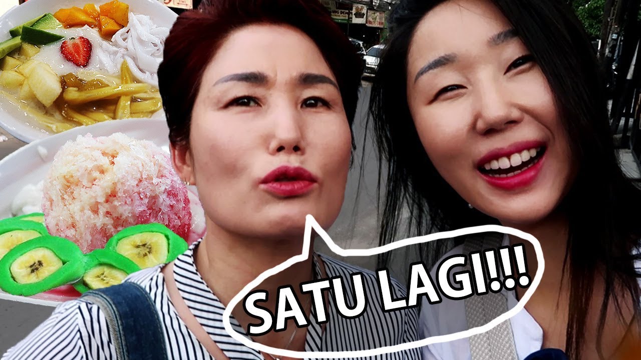 Mama dari Korea Tergila-Gila dengan Es Pisang Ijo!!