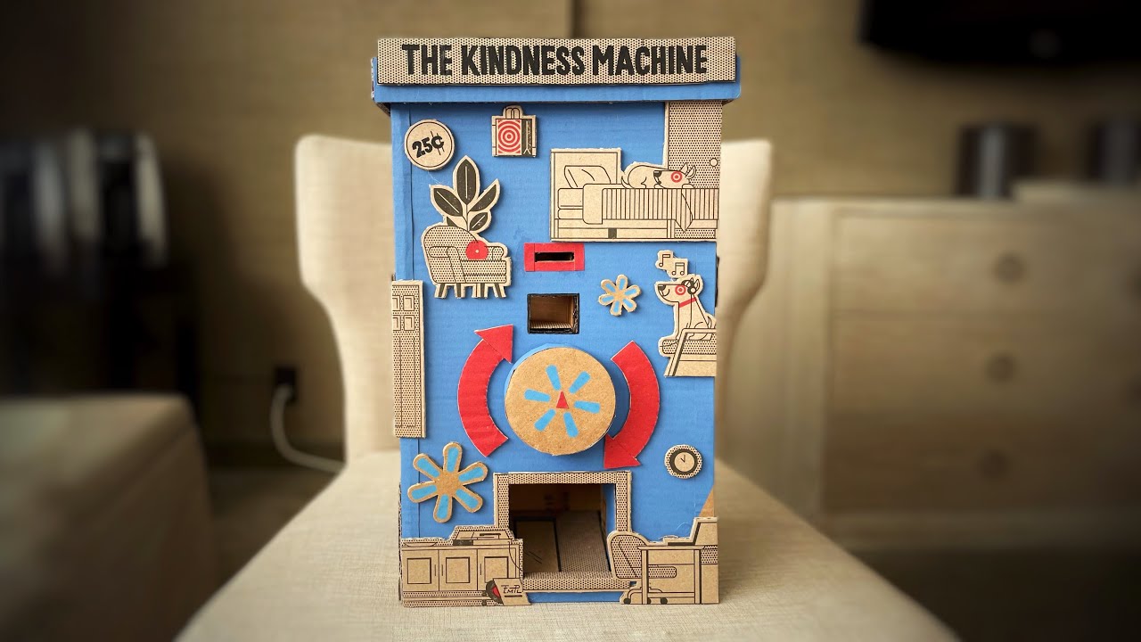 Cardboard Vending Machine 📦