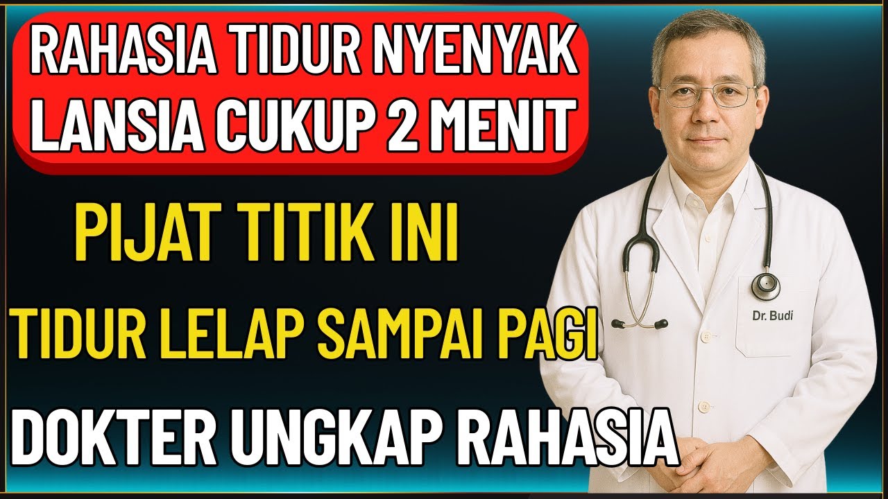 RAHASIA TIDUR NYENYAK! Cukup pijat bagian ini selama 2 menit sebelum tidur – Kesehatan lansia