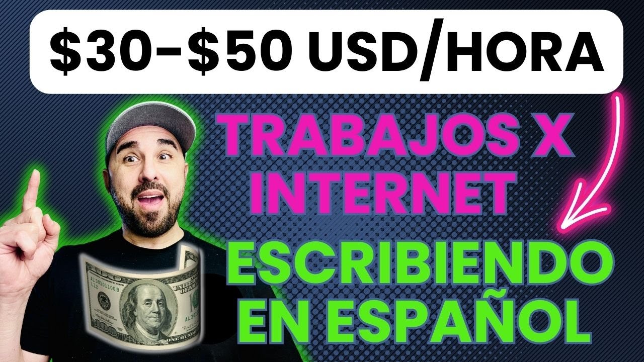 🤑GANA USD $50/HR ESCRIBIENDO EN ESPAÑOL🏡 TRABAJO FREELANCE ONLINE ✅