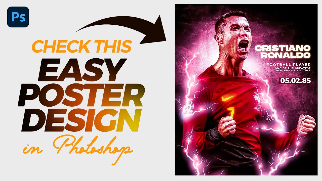 Урок по созданию постеров в Photoshop для начинающих!!