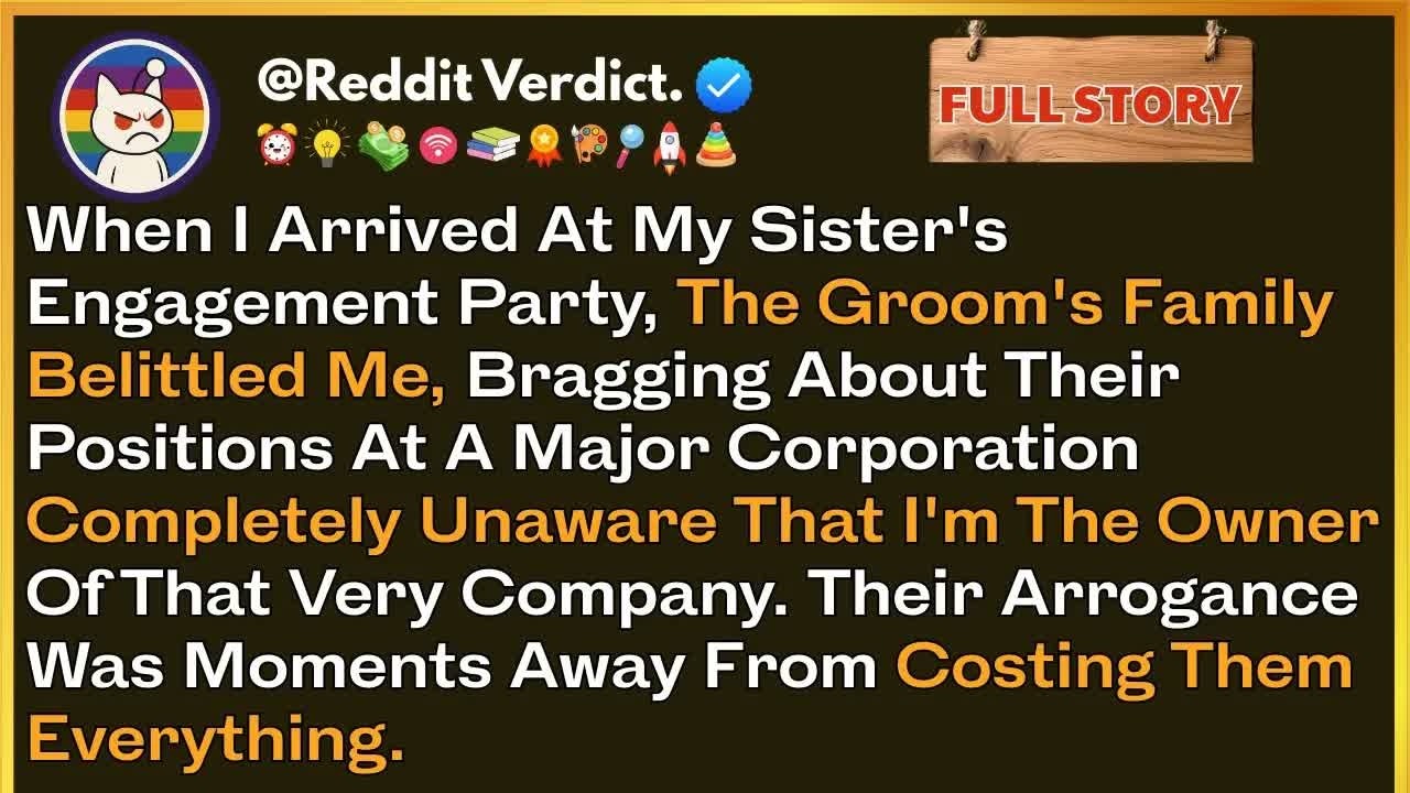 They Mocked Me at My Sister’s Engagement — Then I Revealed I Own the Company They Work For And...