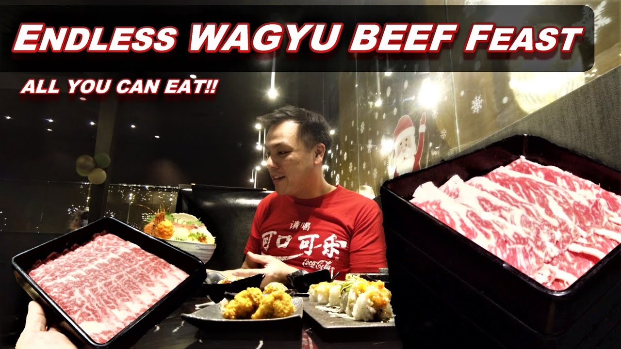 Trying an Endless Wagyu Beef Feast | All You Can Eat Wagyu Hot Pot @ Shin Ka Gyuu