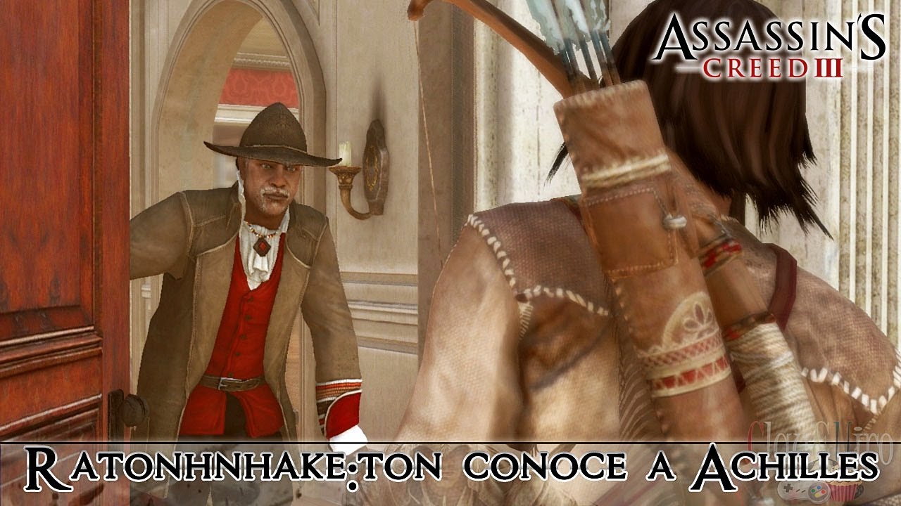 Ratonhnhake:ton conoce a Aquiles - Assassin's Creed III Remastered