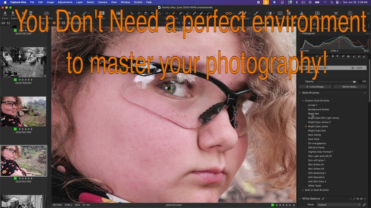 Taking the mundane and making it Memorable. Become a Master Photographer where you are.