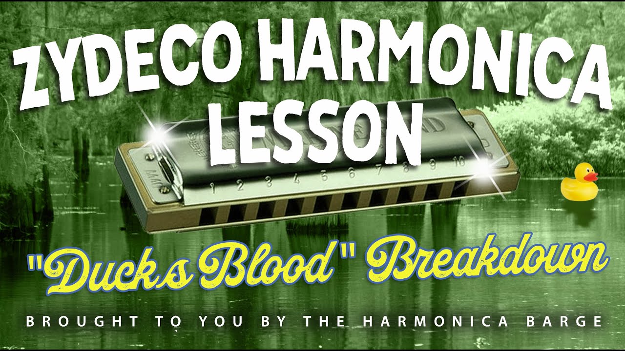 Learn to Play some sweet Zydeco Harmonica with the tune 'Duck's Blood Breakdown'