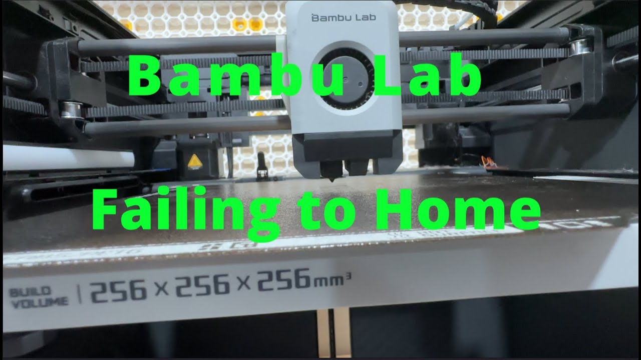 Bambu Lab P1S Homing Issues -- Resolved!!!!!
