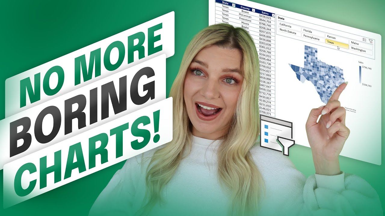 Create Interactive Excel Map Charts That Update With One Click!