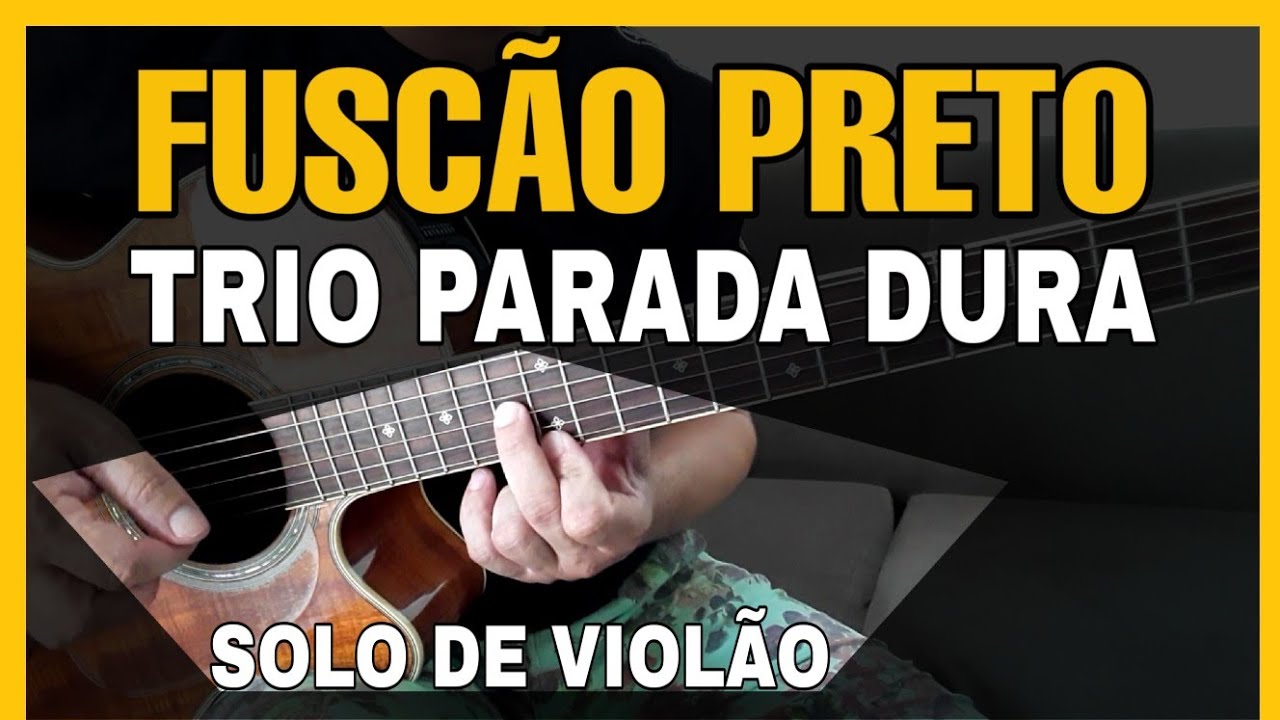 Solos Fáceis de Violão | Fuscão Preto | Trio Parada Dura | No Violão | Simplificado | Aulas Violão