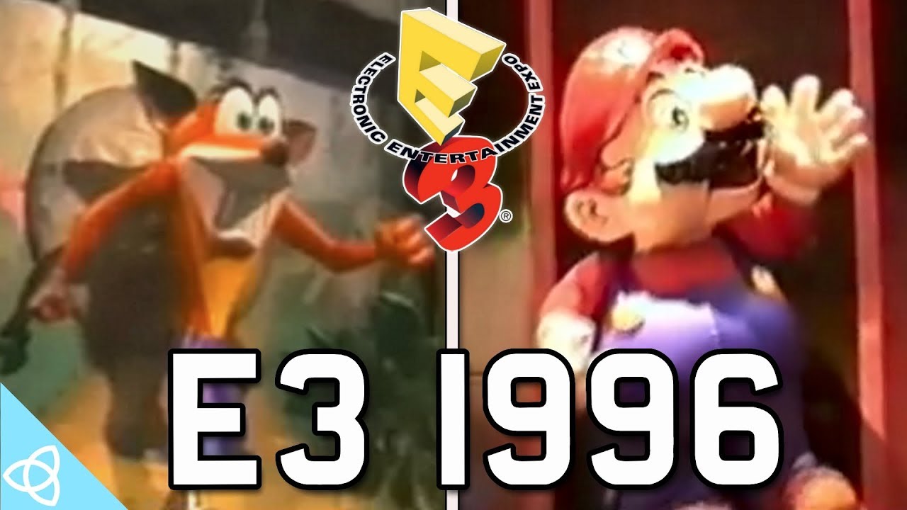 E3 1996 Showfloor [Crash Bandicoot, Sonic X-Treme, Mario Kart 64 and more]