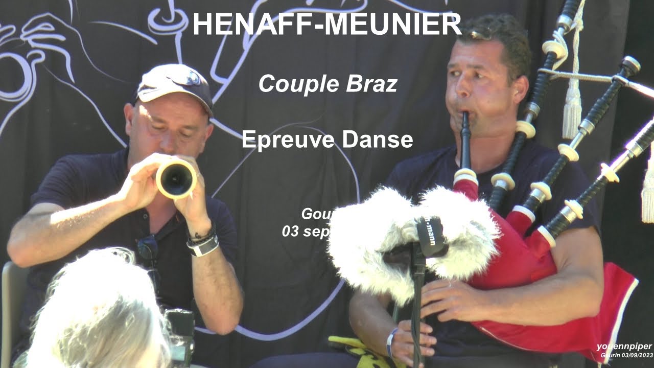 2023 Couple HENAFF-MEUNIER  Epreuve Danse        Concours sonneurs Gourin 03 sept          Video YP