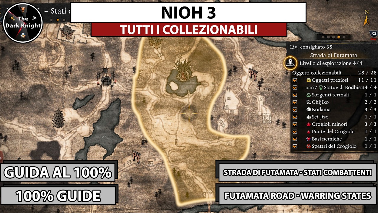 Nioh 3: Tutti i collezionabili - Strada di Futamata (Stati combattenti) - Collectibles