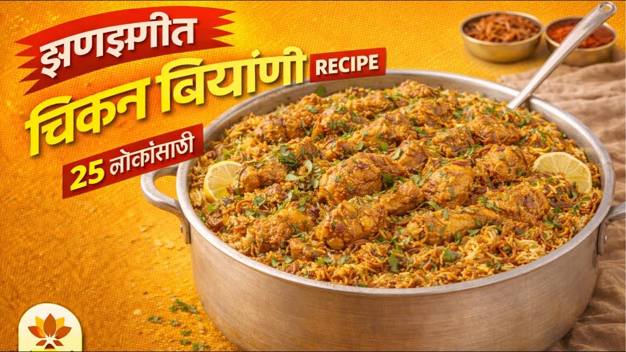 चिकन  बिर्याणी रेसिपि😋😍🔥Live Cook with Manisha