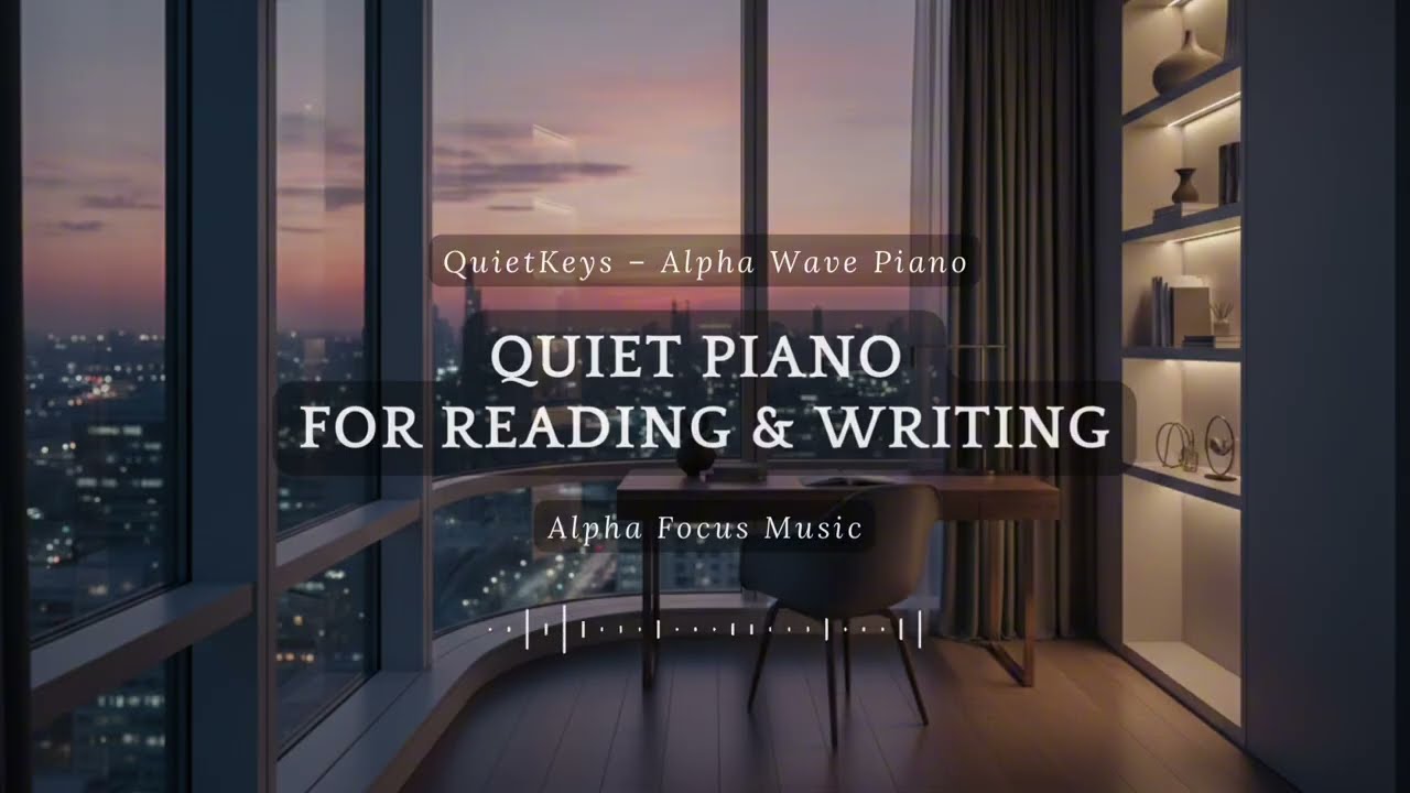 Quiet Piano for Reading & Writing | Alpha Focus Music