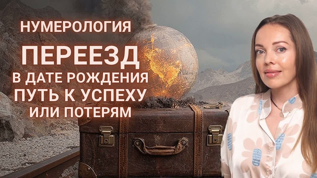 Переезд в дате рождения. Нумерология. Путь успеха или потерь