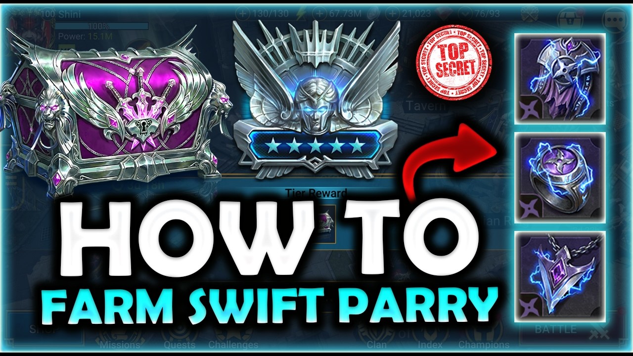 Swift Parry/Deflection Is Better Than You Think - Guide To Cheesing The Loot I RAID: Shadow Legends