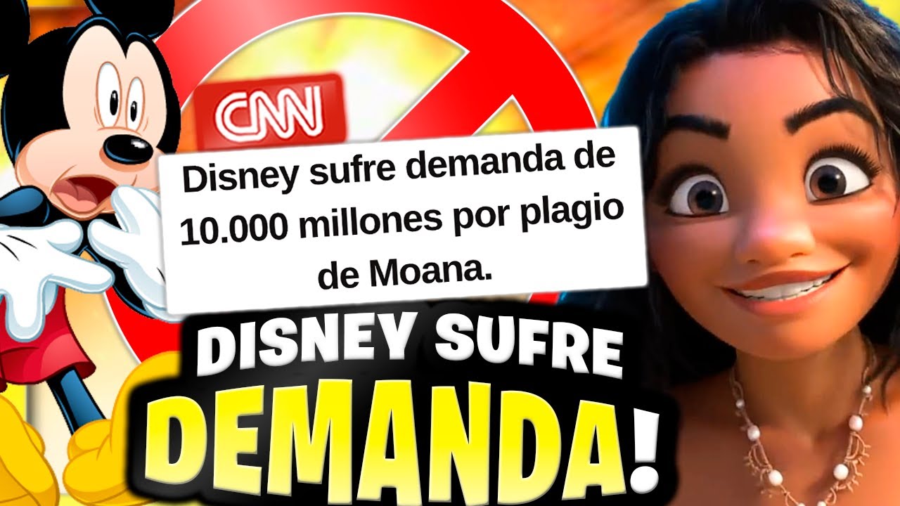 Disney SUFRE DEMANDA MILLONARIA por PLAGIAR el guión de Moana ❌
